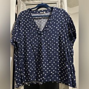 Gap Shirt Sleeve Blouse